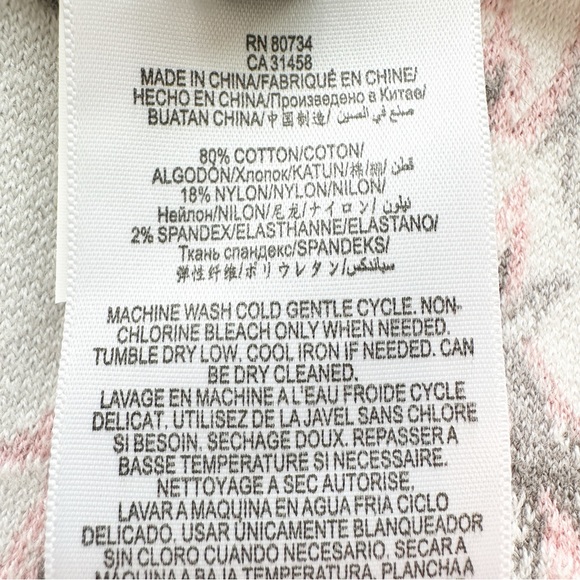 BCBG Max Azria "Wilma" Fit Flare Dress Women's Large Floral Pink Cream - Picture 7 of 10